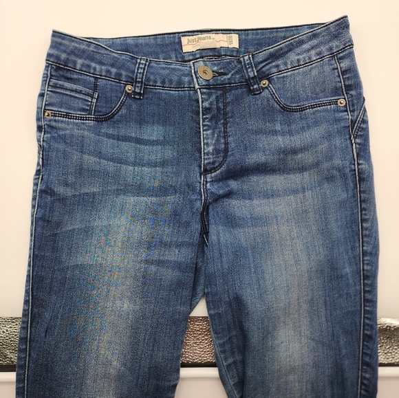 Womens 11 Just Jeans Fit Enhancer Blue Straight Leg Jeans - Picture 8 of 16